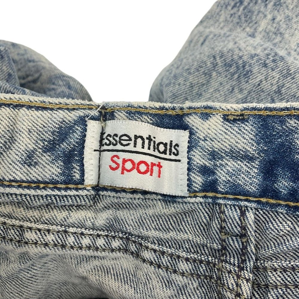 Vintage Y2k Essentials Sport Jeans Womens Sz 10 Acid Wash Skinny High Rise Denim - Picture 5 of 11
